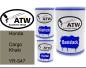 Preview: Honda, Cargo Khaki, YR-547: 500ml Lackdose + 500ml Klarlack + 250ml Härter - Set, von ATW Autoteile West.